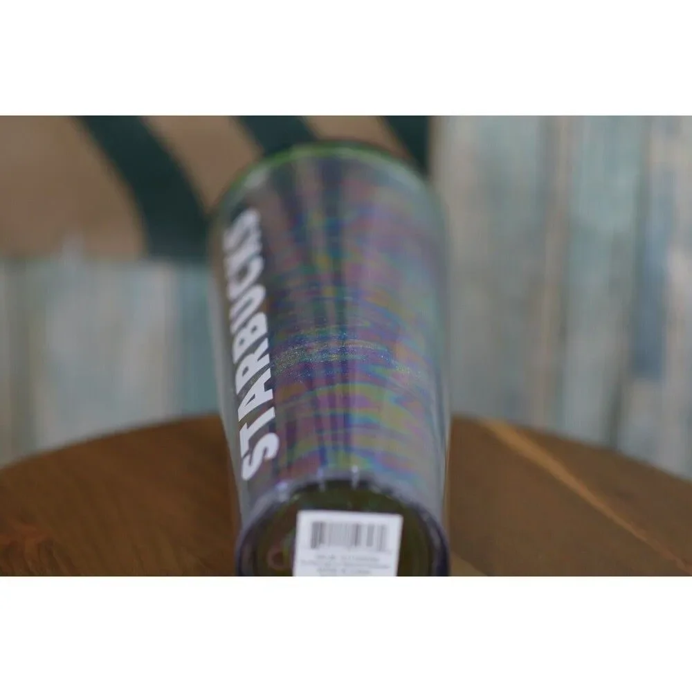 Starbucks Multi-Color Oil Iridescent Sparkle Venti 24oz Cold Cup